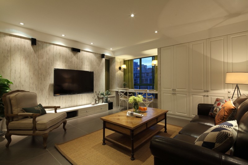 南京公海7108优惠大厅设计装饰—家装案例<午后花园>